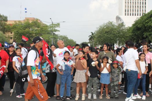 Celebración del 46 aniversario del triunfo de la Revolución Popular Sandinista