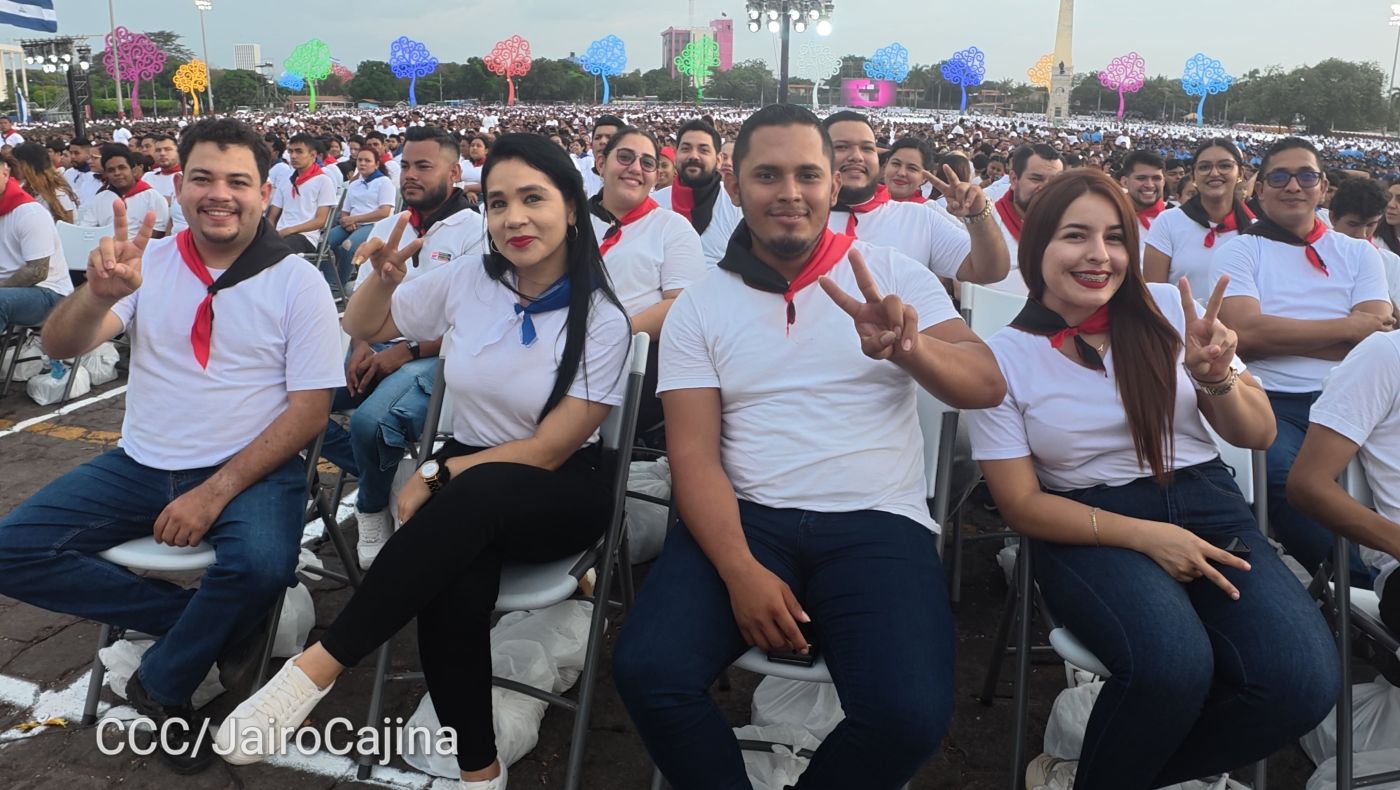 Celebración del 46 aniversario del triunfo de la Revolución Popular Sandinista