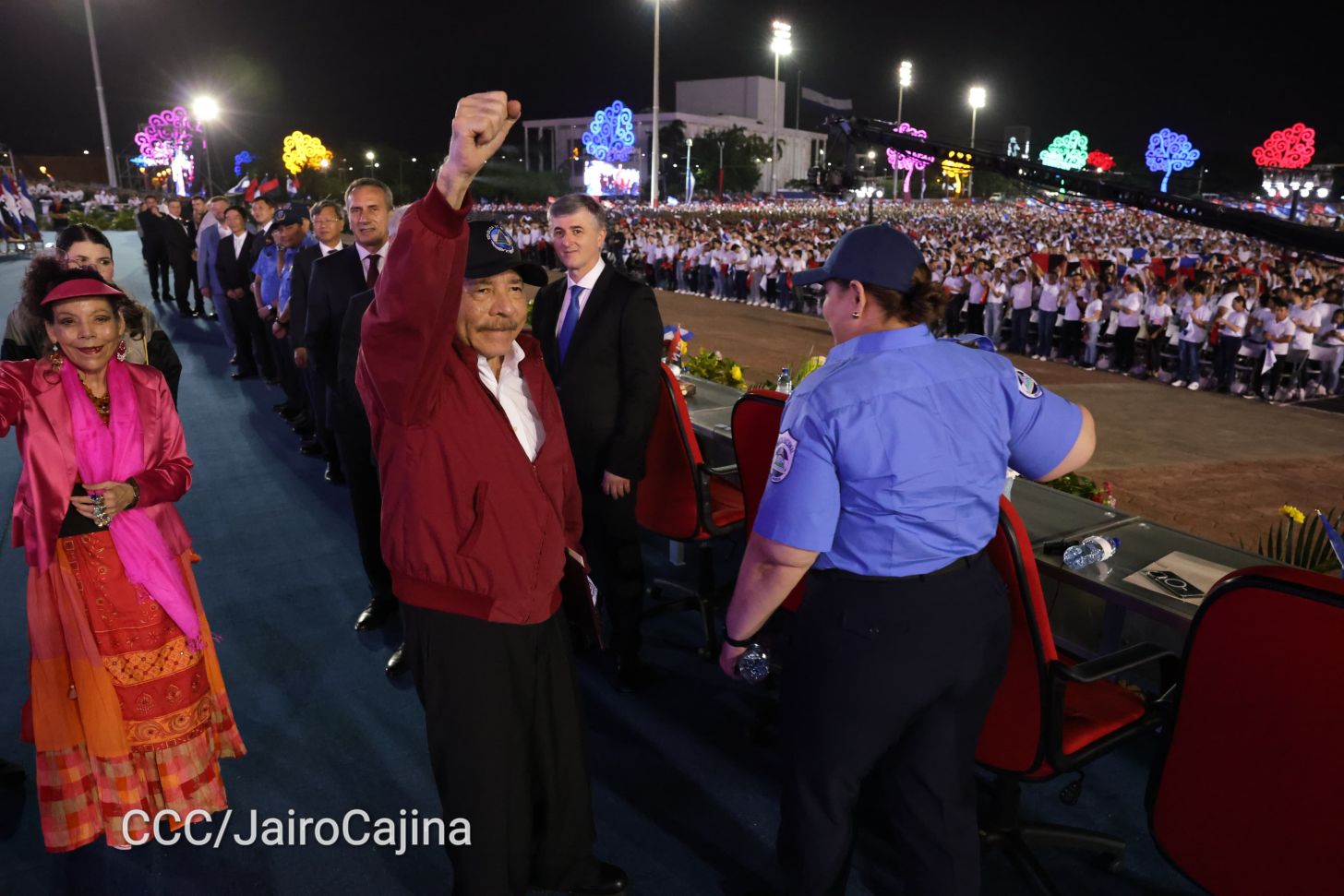 Celebración del 46 aniversario del triunfo de la Revolución Popular Sandinista