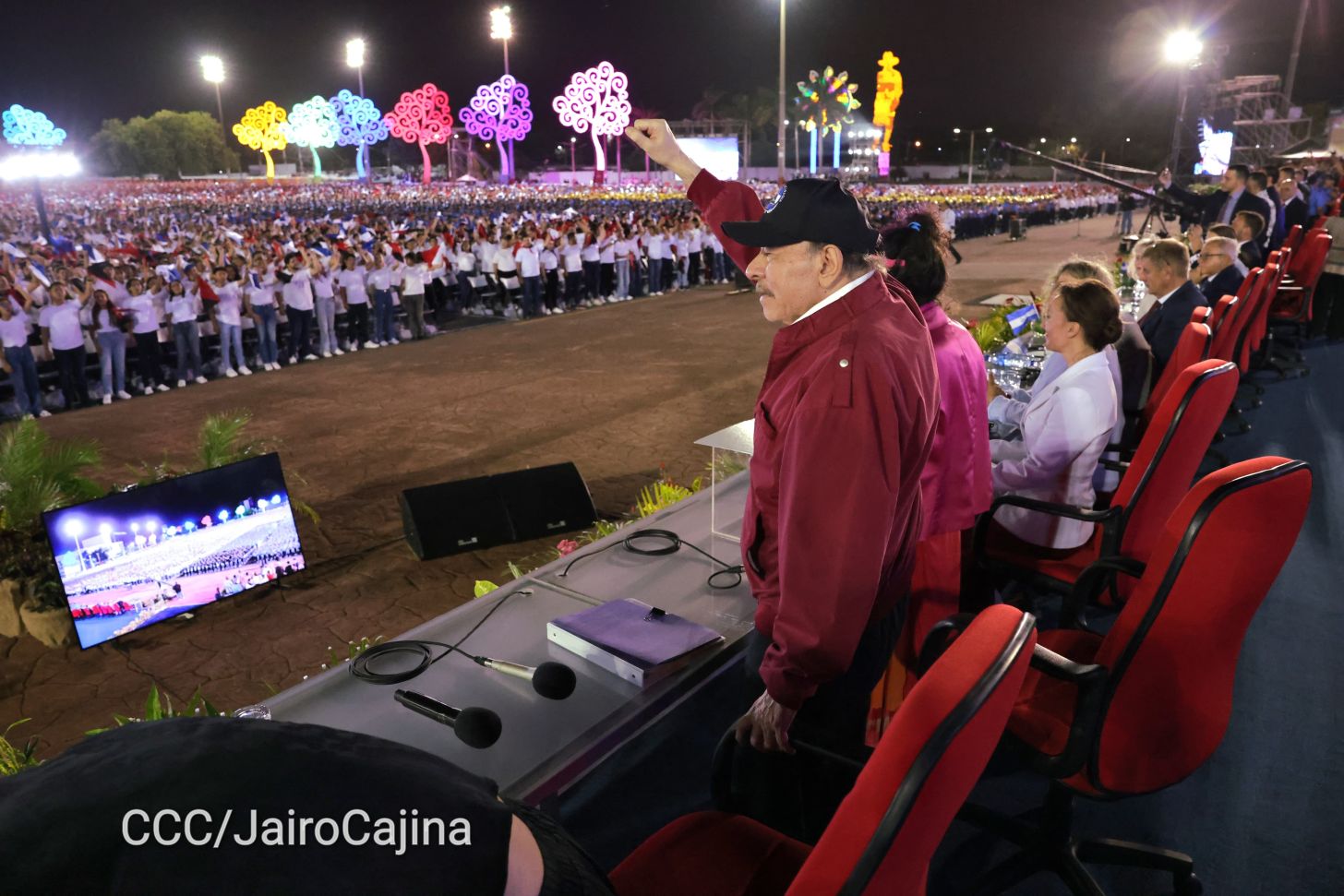 Celebración del 46 aniversario del triunfo de la Revolución Popular Sandinista