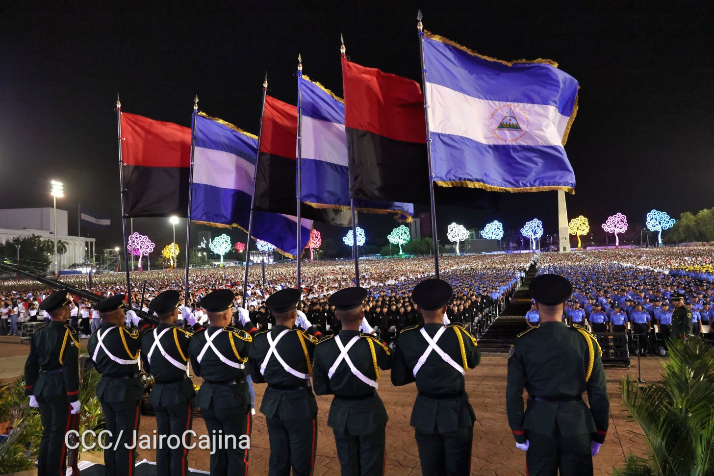 Celebración del 46 aniversario del triunfo de la Revolución Popular Sandinista