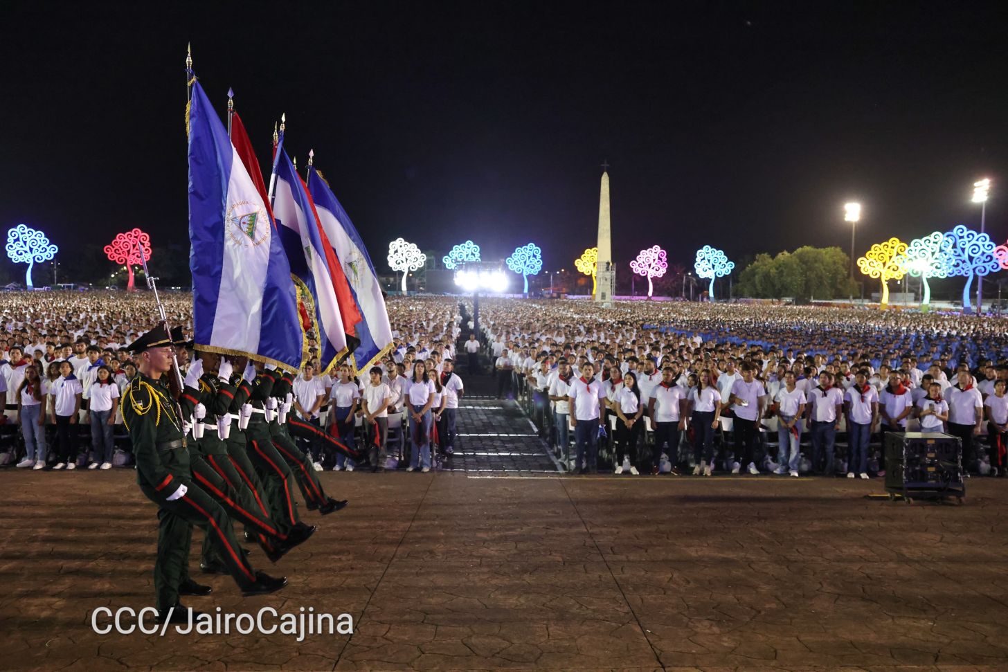 Celebración del 46 aniversario del triunfo de la Revolución Popular Sandinista