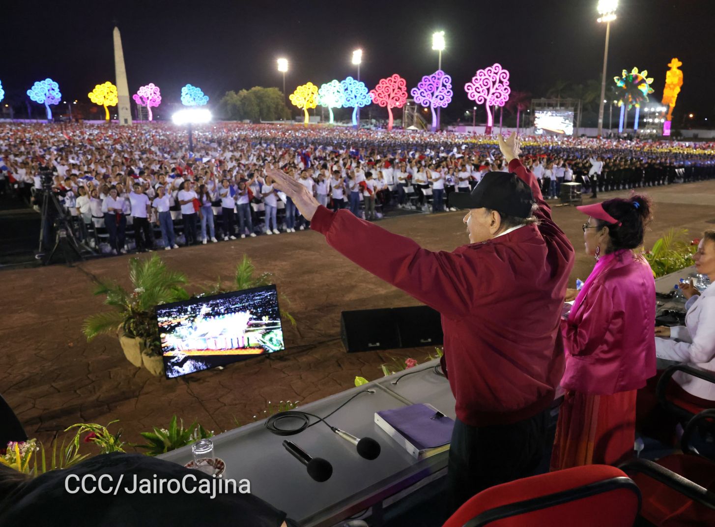 Celebración del 46 aniversario del triunfo de la Revolución Popular Sandinista