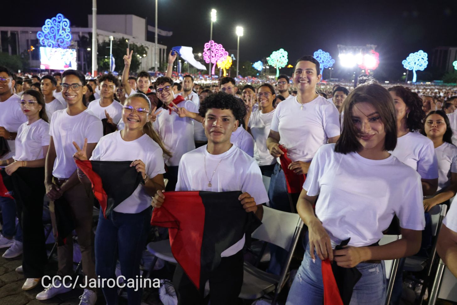 Celebración del 46 aniversario del triunfo de la Revolución Popular Sandinista