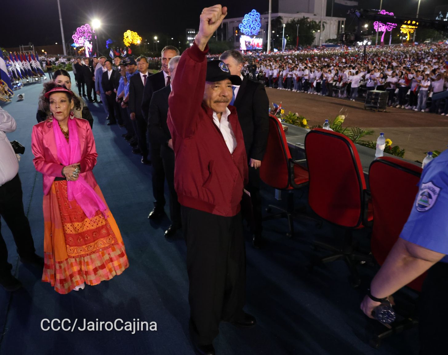 Celebración del 46 aniversario del triunfo de la Revolución Popular Sandinista