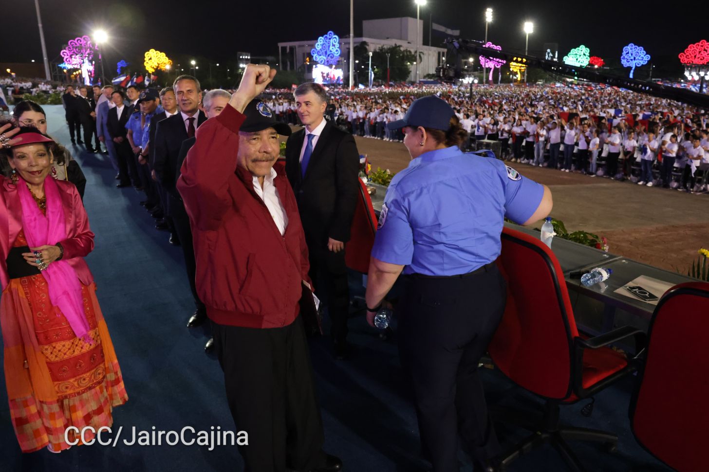 Celebración del 46 aniversario del triunfo de la Revolución Popular Sandinista