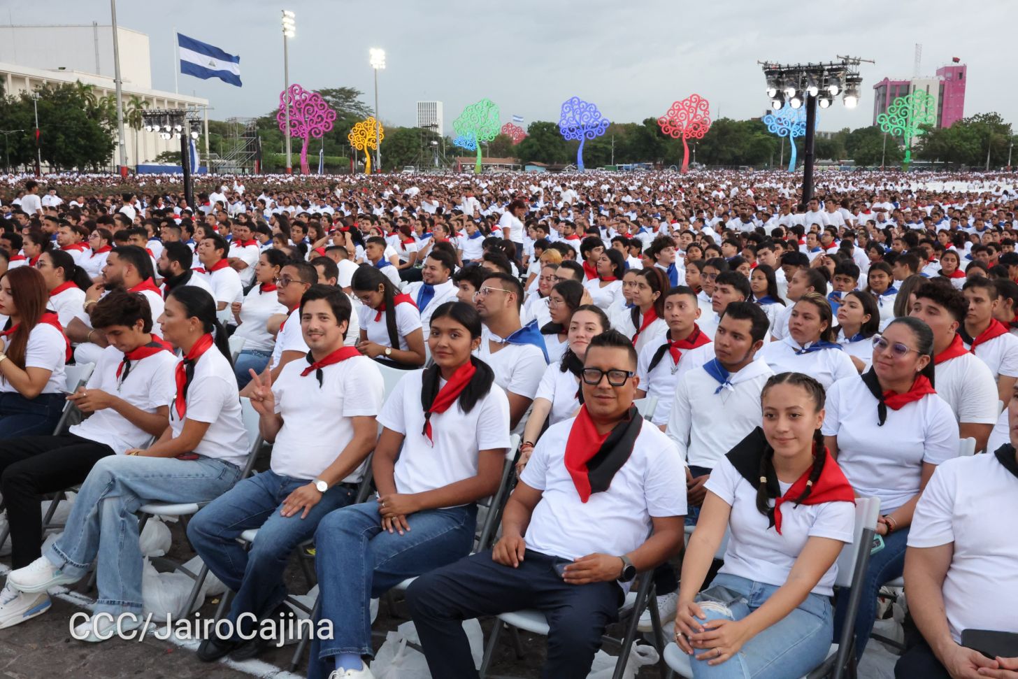 Celebración del 46 aniversario del triunfo de la Revolución Popular Sandinista