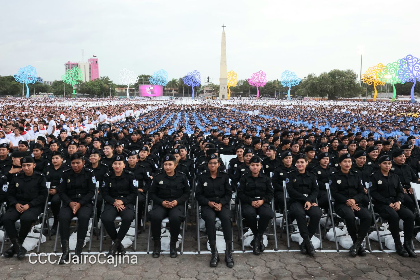 Celebración del 46 aniversario del triunfo de la Revolución Popular Sandinista