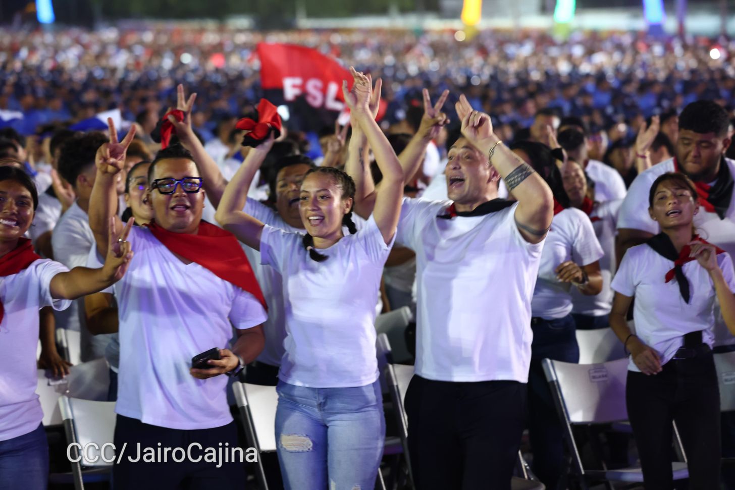 Celebración del 46 aniversario del triunfo de la Revolución Popular Sandinista