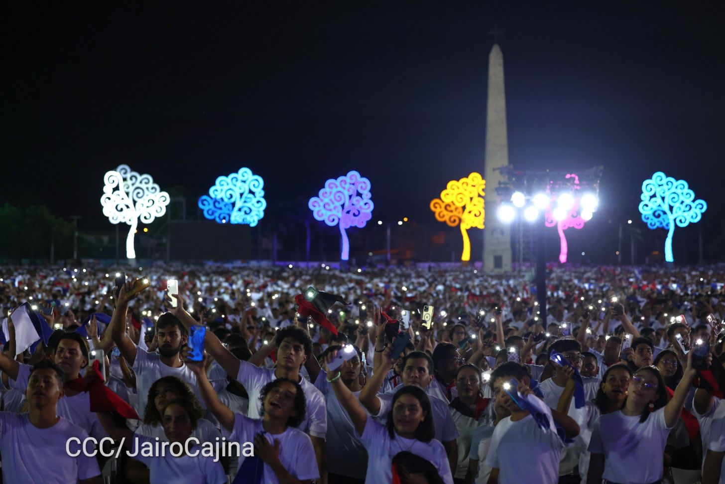 Celebración del 46 aniversario del triunfo de la Revolución Popular Sandinista