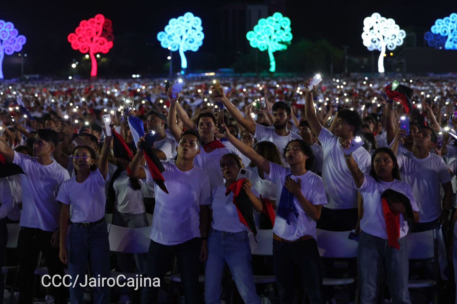 Celebración del 46 aniversario del triunfo de la Revolución Popular Sandinista