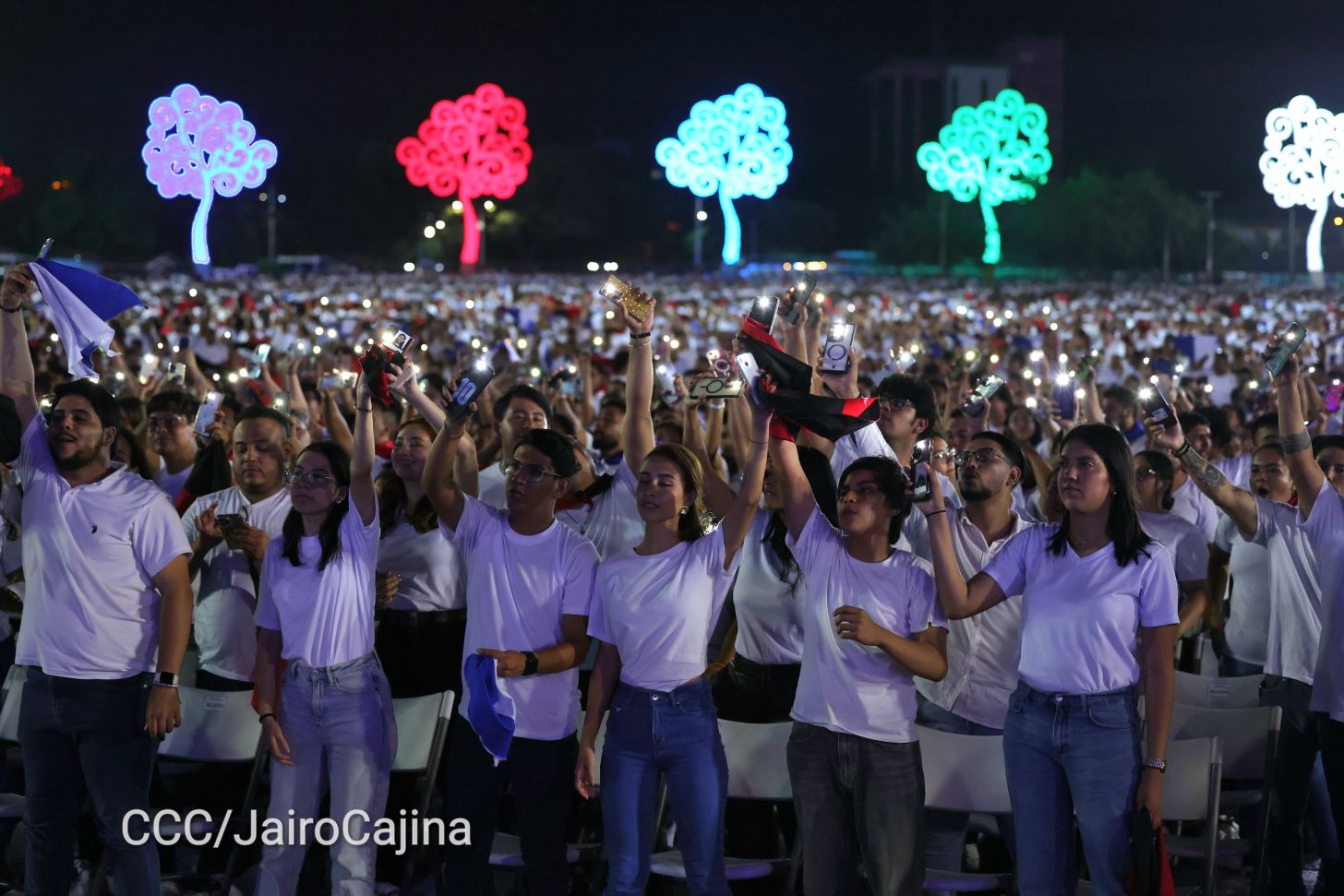 Celebración del 46 aniversario del triunfo de la Revolución Popular Sandinista