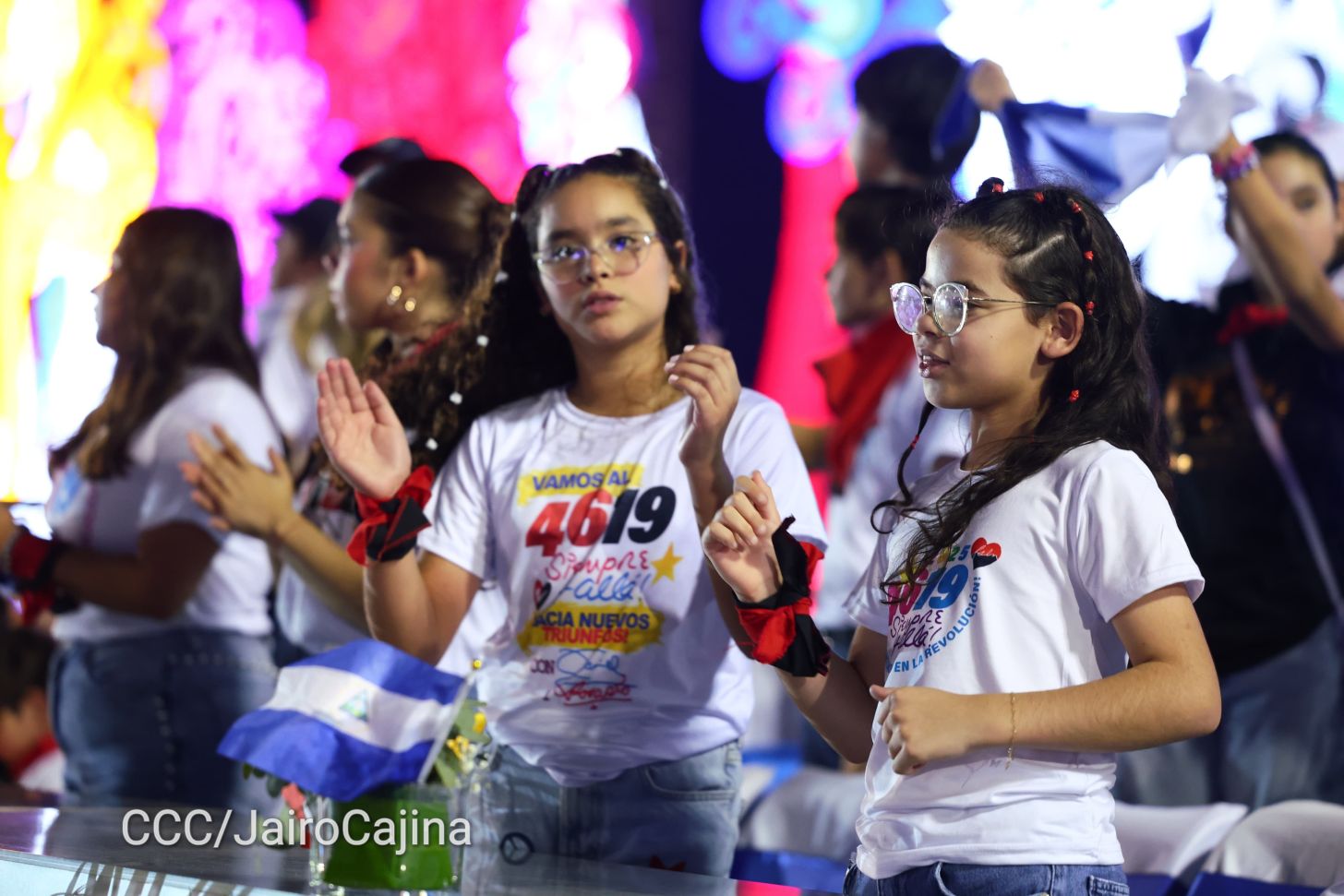Celebración del 46 aniversario del triunfo de la Revolución Popular Sandinista