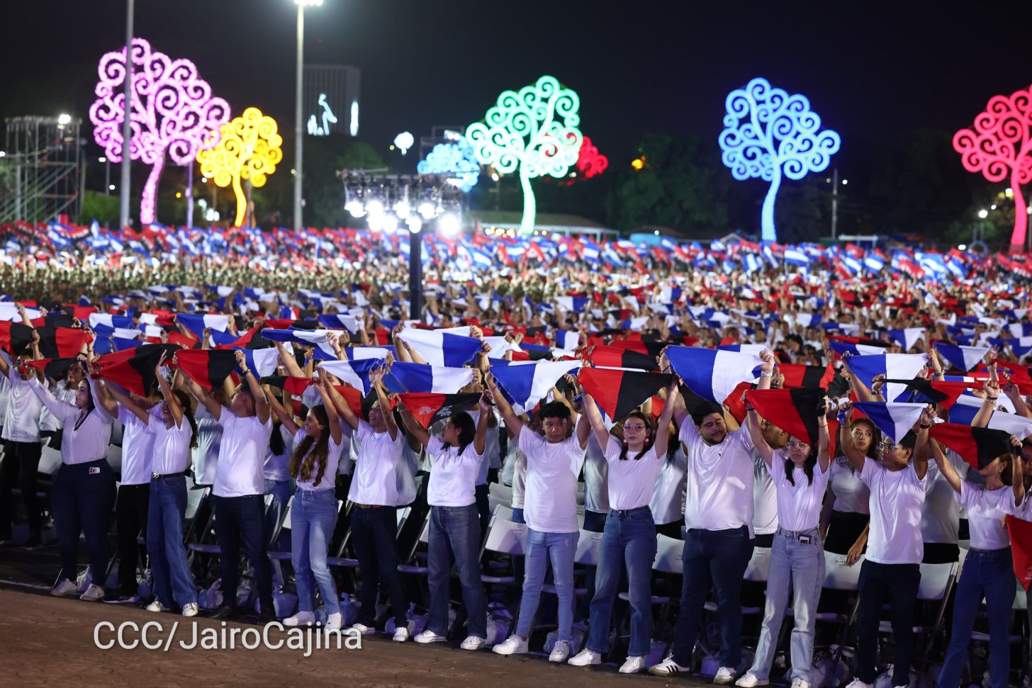 Celebración del 46 aniversario del triunfo de la Revolución Popular Sandinista