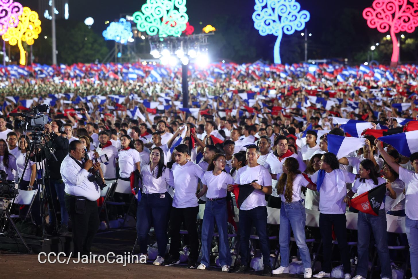 Celebración del 46 aniversario del triunfo de la Revolución Popular Sandinista