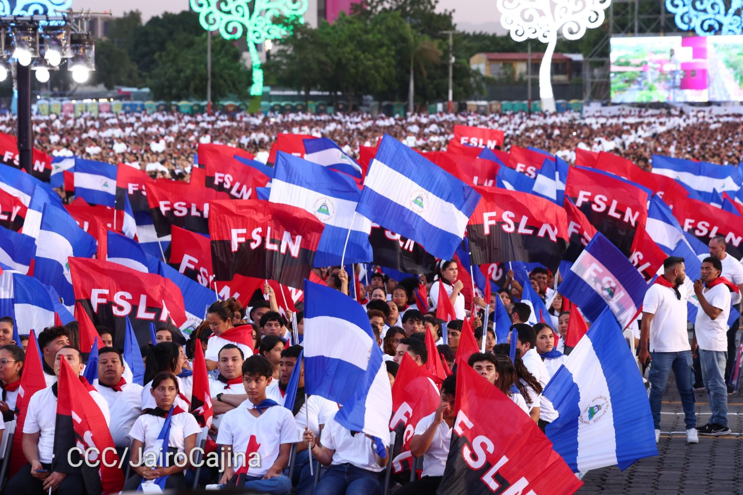 Celebración del 46 aniversario del triunfo de la Revolución Popular Sandinista