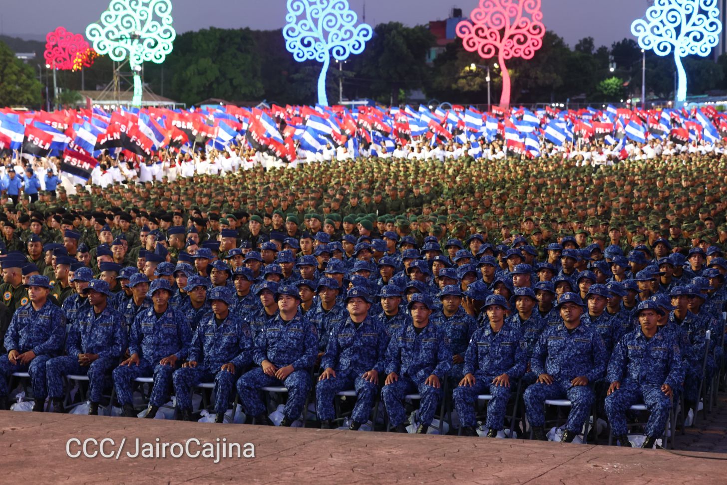 Celebración del 46 aniversario del triunfo de la Revolución Popular Sandinista