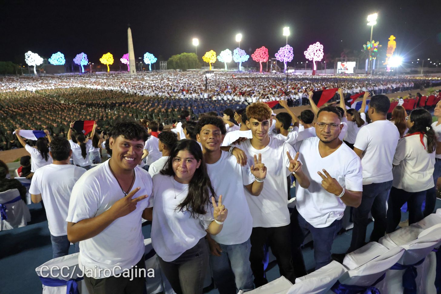 Celebración del 46 aniversario del triunfo de la Revolución Popular Sandinista