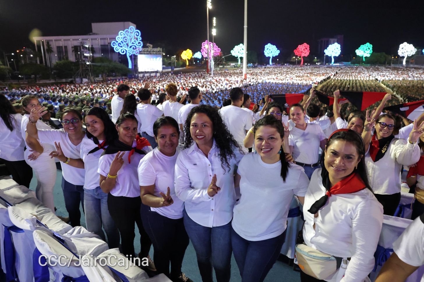 Celebración del 46 aniversario del triunfo de la Revolución Popular Sandinista