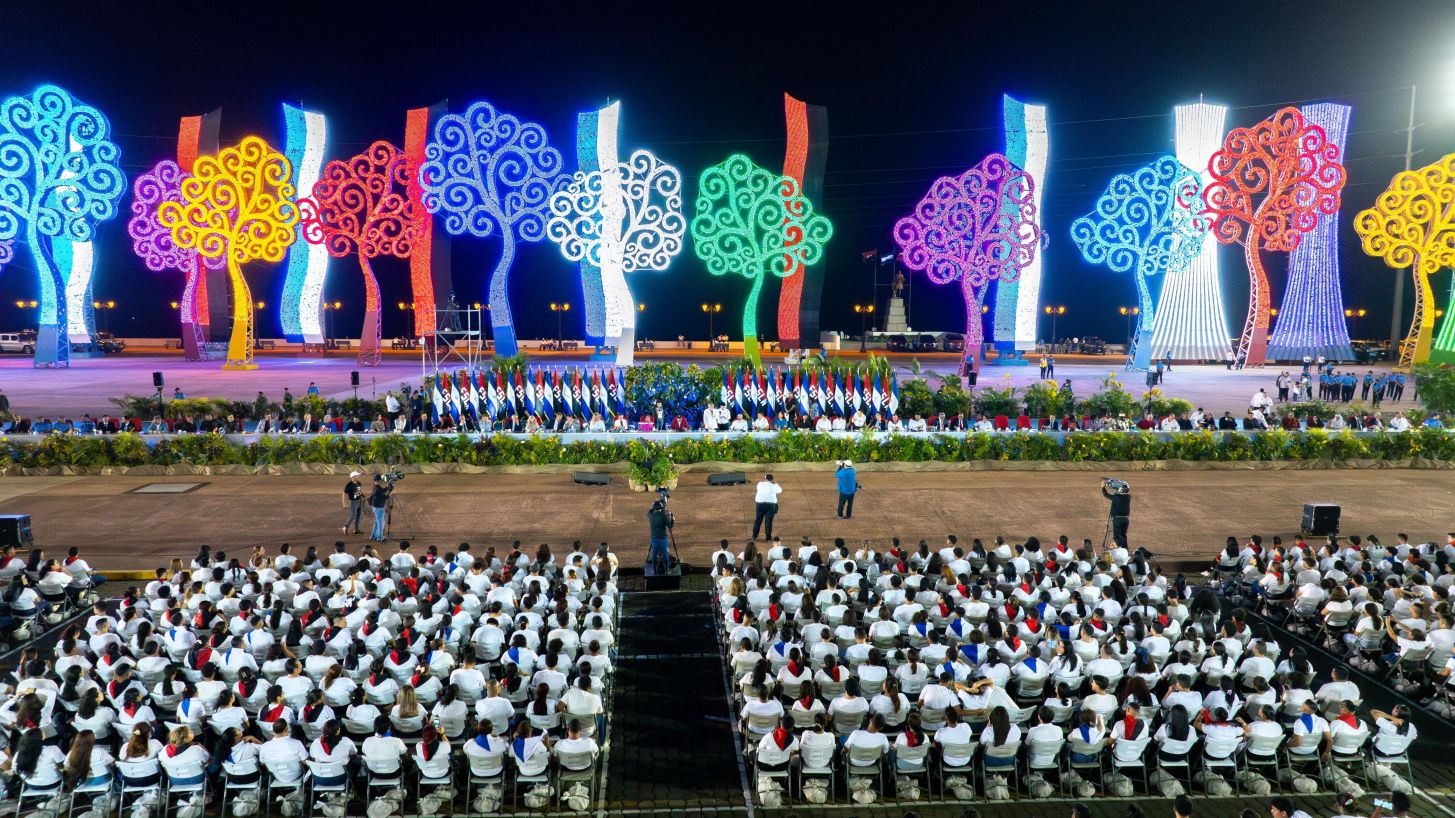 Celebración del 46 aniversario del triunfo de la Revolución Popular Sandinista