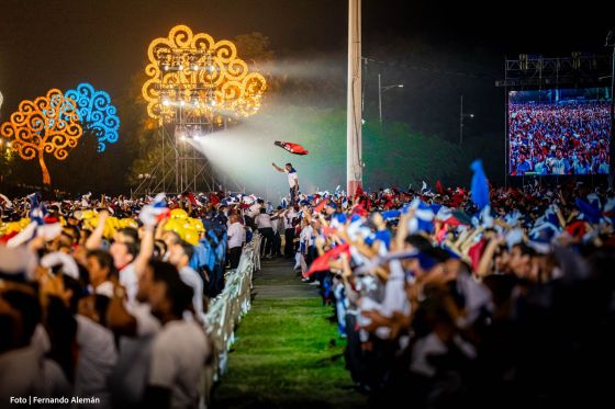 Celebración del 46 aniversario del triunfo de la Revolución Popular Sandinista
