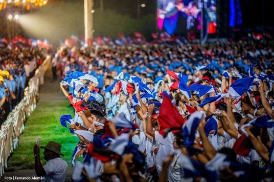Celebración del 46 aniversario del triunfo de la Revolución Popular Sandinista