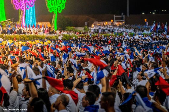 Celebración del 46 aniversario del triunfo de la Revolución Popular Sandinista