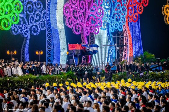 Celebración del 46 aniversario del triunfo de la Revolución Popular Sandinista