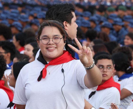 Celebración del 46 aniversario del triunfo de la Revolución Popular Sandinista