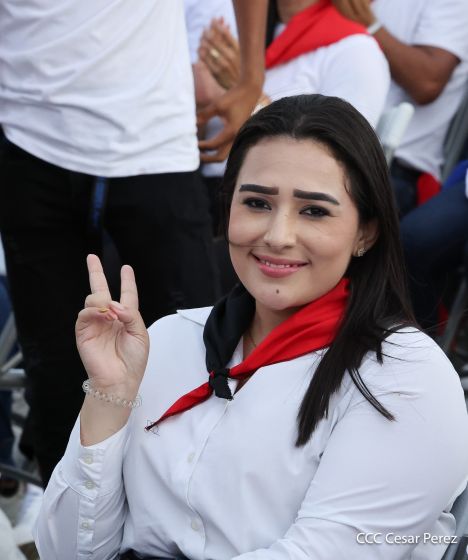 Celebración del 46 aniversario del triunfo de la Revolución Popular Sandinista