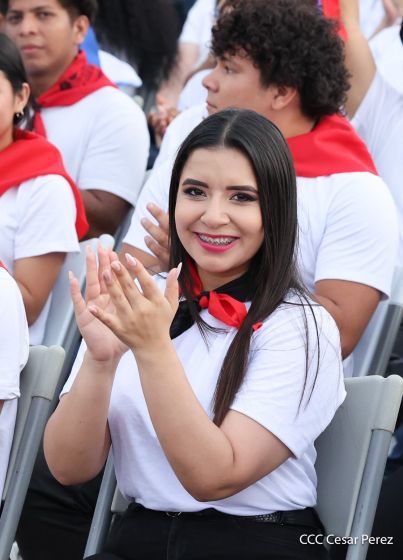 Celebración del 46 aniversario del triunfo de la Revolución Popular Sandinista