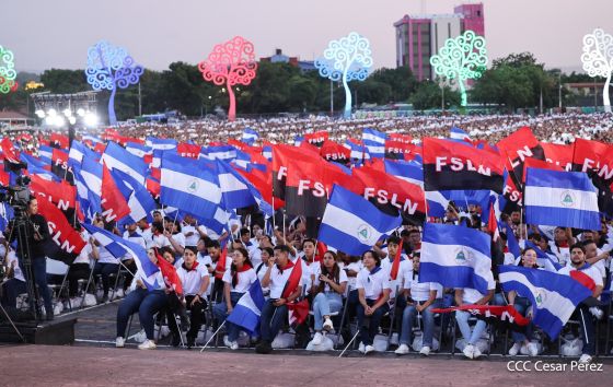 Celebración del 46 aniversario del triunfo de la Revolución Popular Sandinista