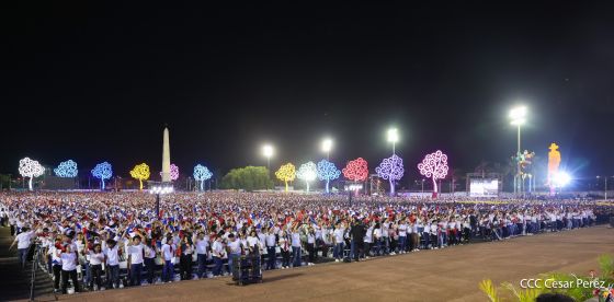 Celebración del 46 aniversario del triunfo de la Revolución Popular Sandinista