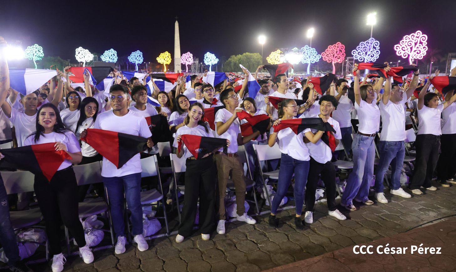 Celebración del 46 aniversario del triunfo de la Revolución Popular Sandinista