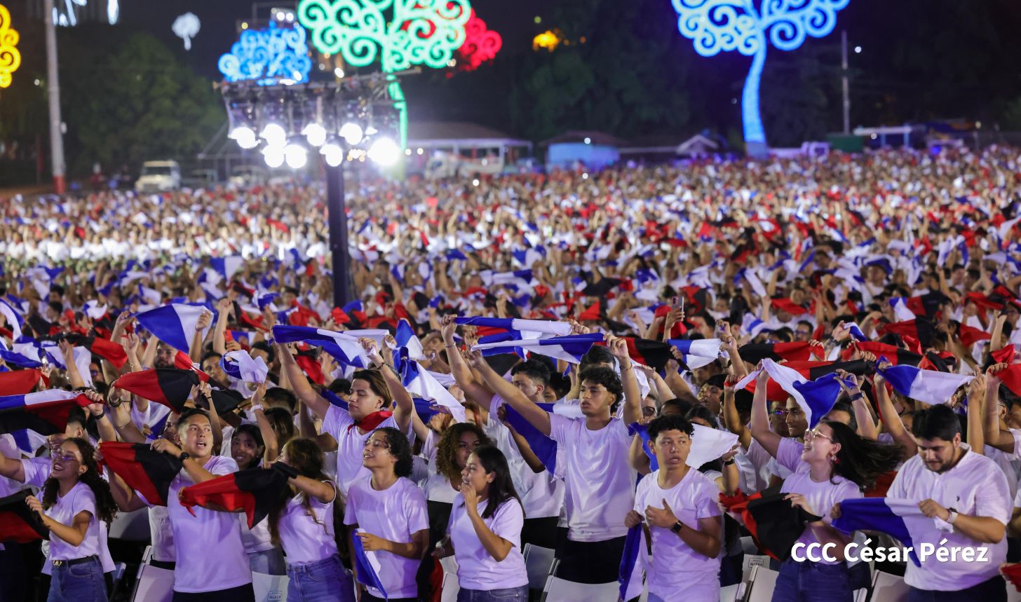 Celebración del 46 aniversario del triunfo de la Revolución Popular Sandinista