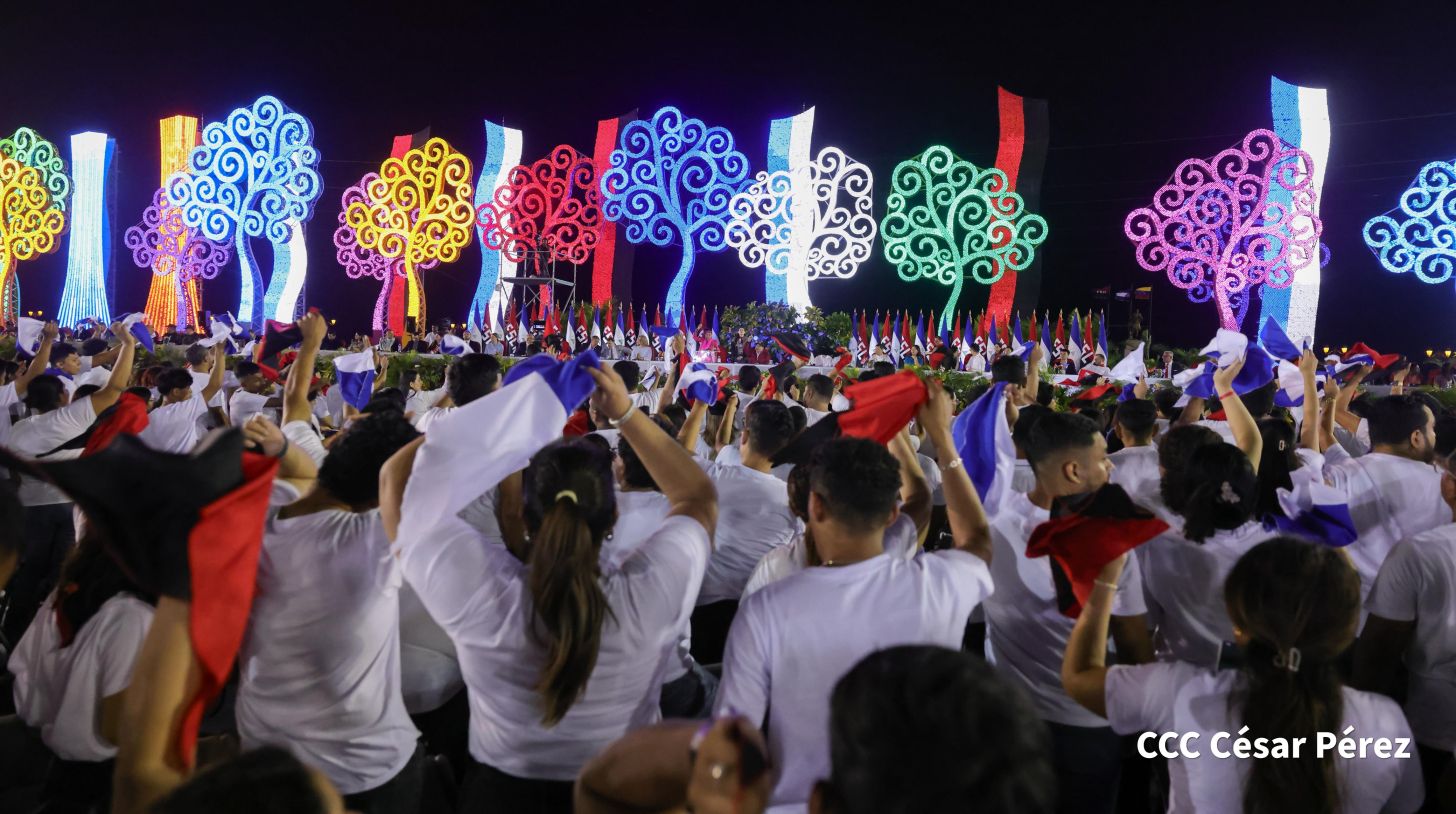 Celebración del 46 aniversario del triunfo de la Revolución Popular Sandinista
