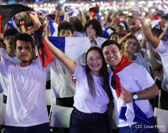 Celebración del 46 aniversario del triunfo de la Revolución Popular Sandinista