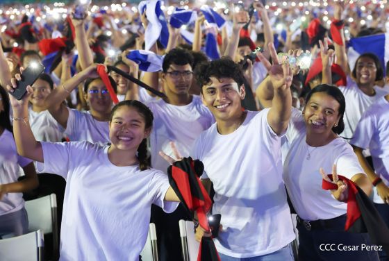 Celebración del 46 aniversario del triunfo de la Revolución Popular Sandinista