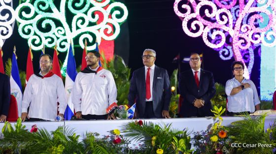 Celebración del 46 aniversario del triunfo de la Revolución Popular Sandinista