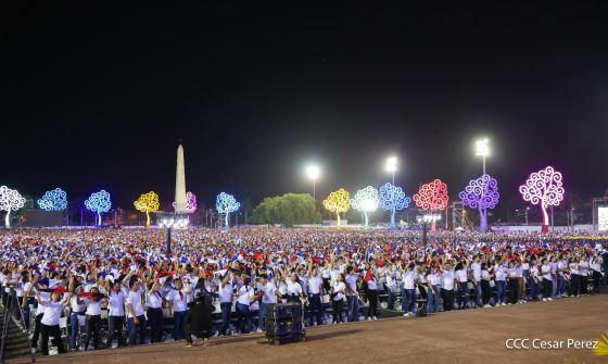 Celebración del 46 aniversario del triunfo de la Revolución Popular Sandinista