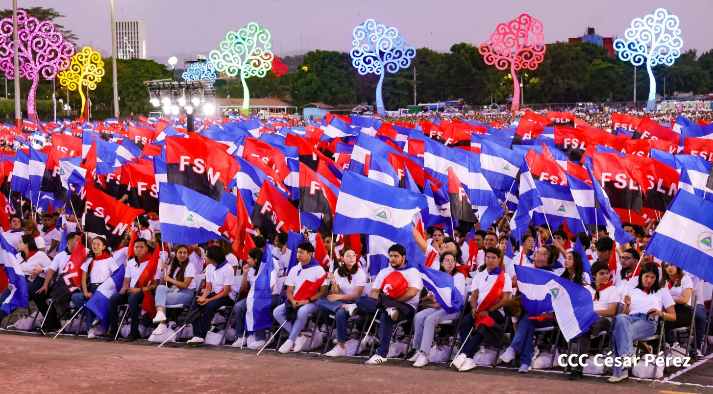 Celebración del 46 aniversario del triunfo de la Revolución Popular Sandinista