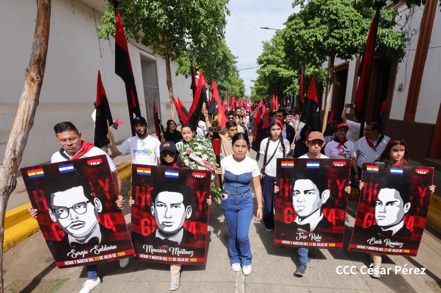 Conmemoración del 66 aniversario del tránsito a la inmortalidad de los Héroes y Mártires del 23 de julio de 1959