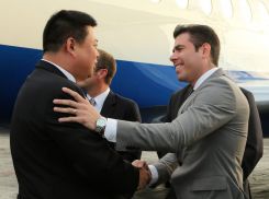 Presidente de HKND arriba a Nicaragua