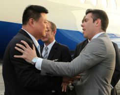 Presidente de HKND arriba a Nicaragua