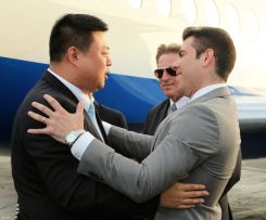 Presidente de HKND arriba a Nicaragua