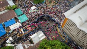 Multitudinaria procesión marca el retorno de Santo Domingo de Guzmán a Las Sierritas
