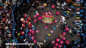 Multitudinaria procesión marca el retorno de Santo Domingo de Guzmán a Las Sierritas
