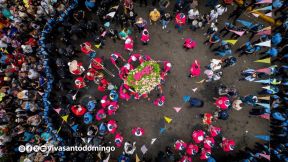Multitudinaria procesión marca el retorno de Santo Domingo de Guzmán a Las Sierritas