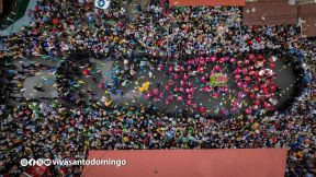 Multitudinaria procesión marca el retorno de Santo Domingo de Guzmán a Las Sierritas