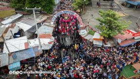Multitudinaria procesión marca el retorno de Santo Domingo de Guzmán a Las Sierritas